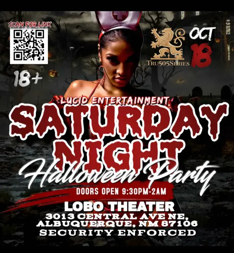 LUCID: Halloween Party Flyer
