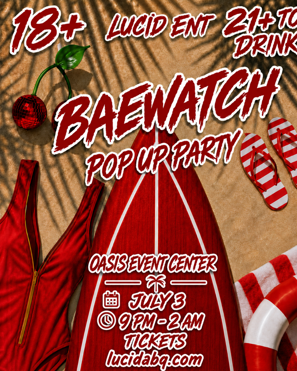 Baewatch Pop Up Party — Lucid Ent